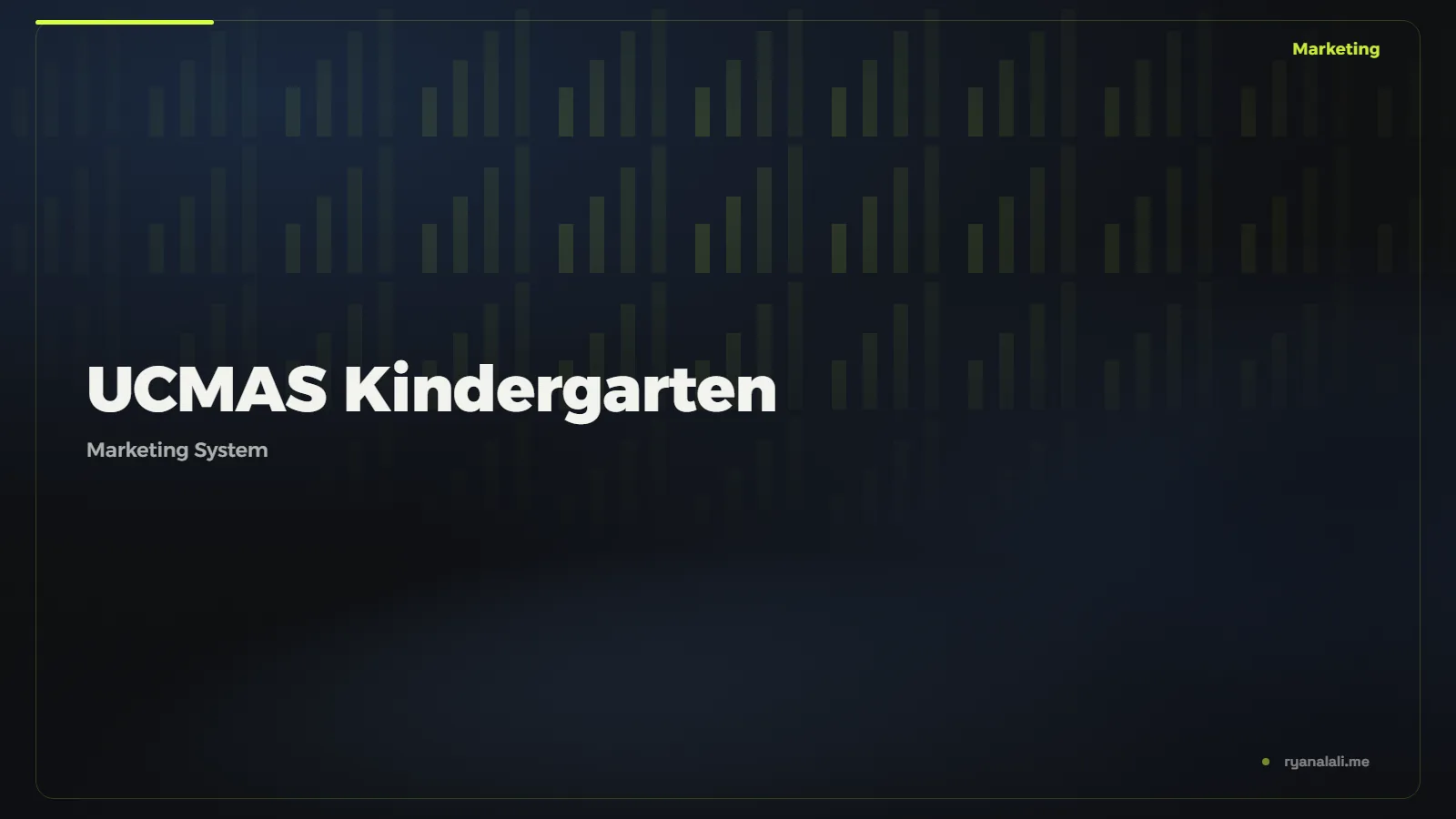UCMAS Kindergarten